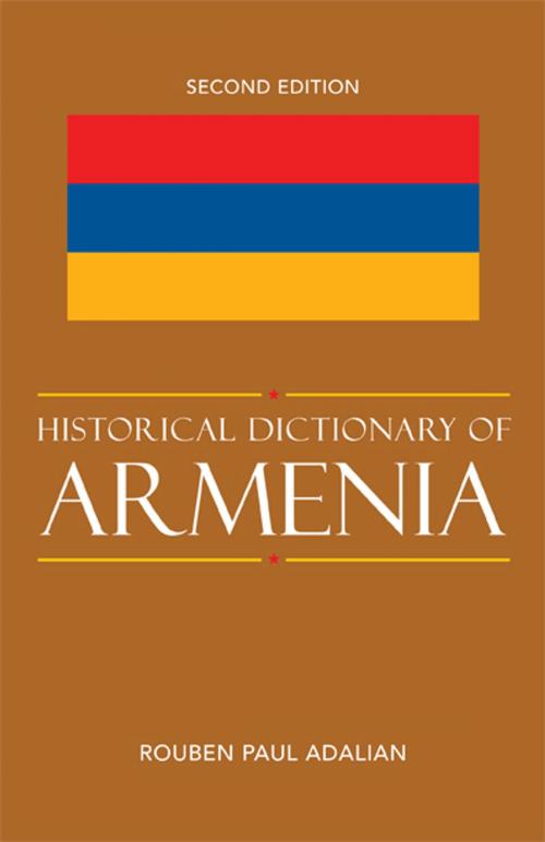 Cover of the book Historical Dictionary of Armenia by Rouben Paul Adalian, Scarecrow Press