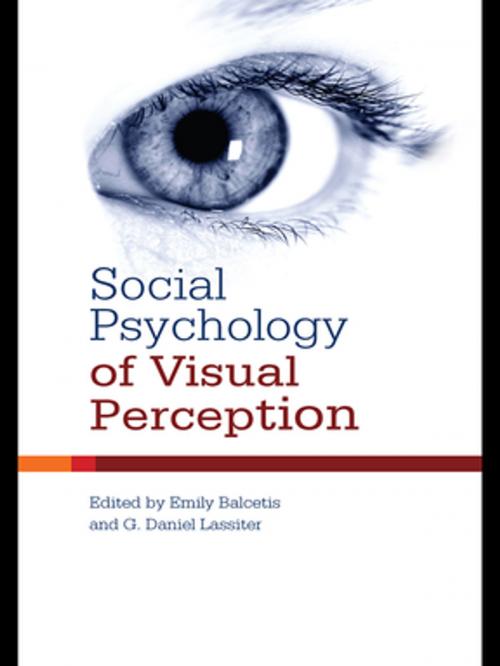 Cover of the book Social Psychology of Visual Perception by , Taylor and Francis