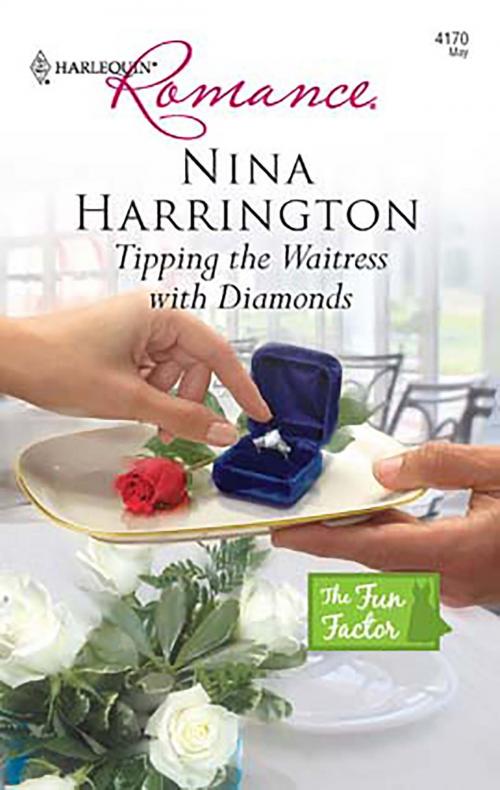 Cover of the book Tipping the Waitress with Diamonds by Nina Harrington, Harlequin