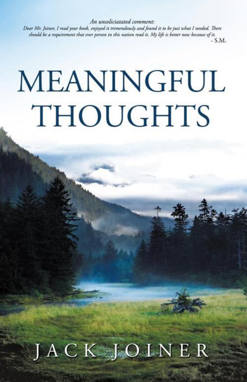 Cover of the book Meaningful Thoughts by Jack Joiner, Trafford Publishing