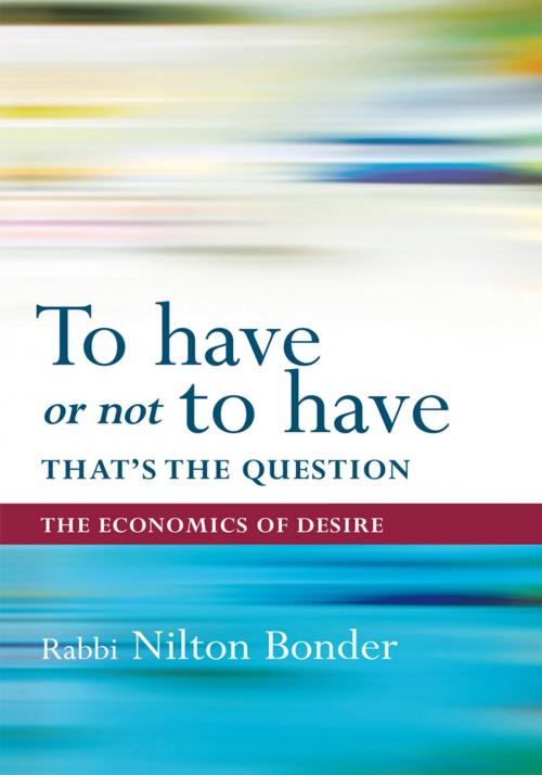Cover of the book To Have or Not to Have That Is the Question by Nilton Bonder, Trafford Publishing