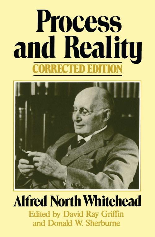 Cover of the book Process and Reality by Alfred North Whitehead, Free Press