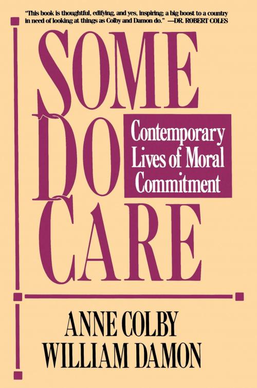 Cover of the book Some Do Care by Anne Colby, William Damon, Free Press