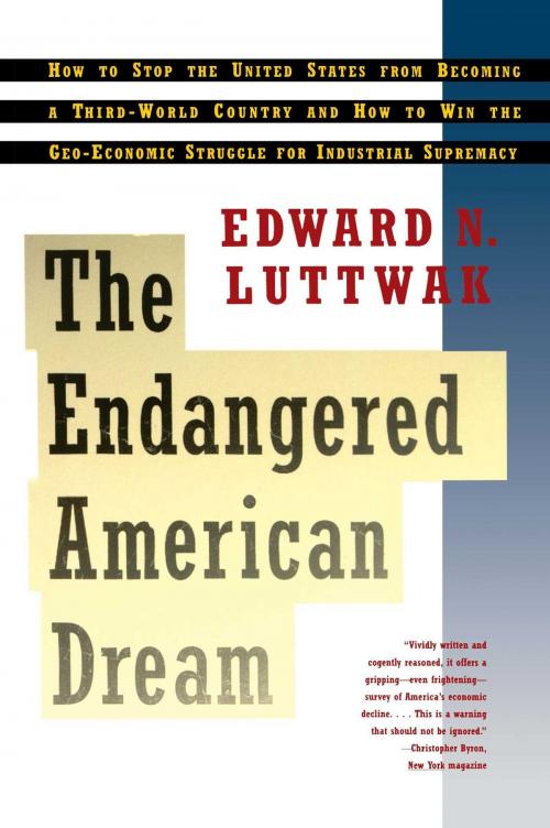 Cover of the book Endangered American Dream by Edward N. Luttwak, Simon & Schuster