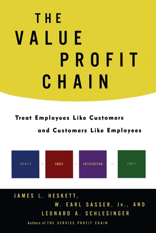 Cover of the book The Value Profit Chain by James L. Heskett, W. Earl Sasser Jr., Leonard A. Schlesinger, Free Press