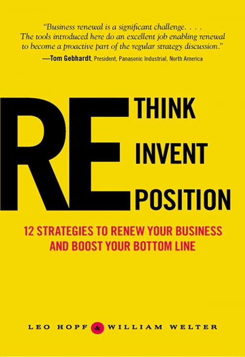 Cover of the book Rethink, Reinvent, Reposition by Leo Hopf, William Welter, Adams Media