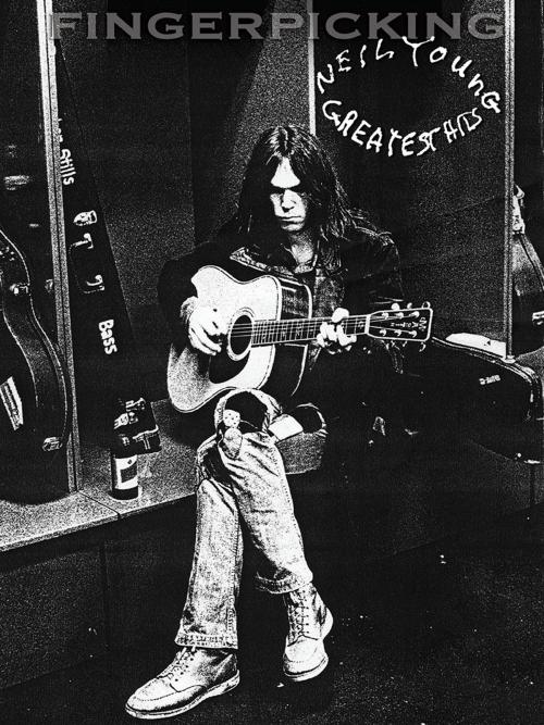 Cover of the book Fingerpicking Neil Young - Greatest Hits (Songbook) by Neil Young, Hal Leonard