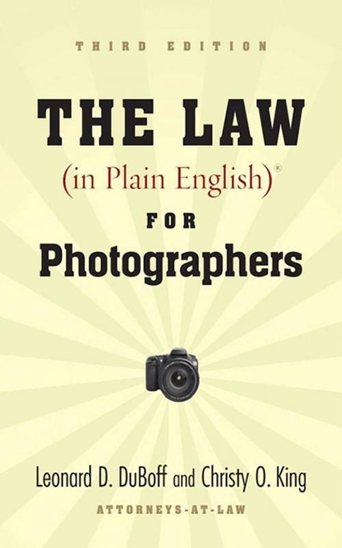 Cover of the book The Law (in Plain English) for Photographers by Leonard D. DuBoff, Allworth