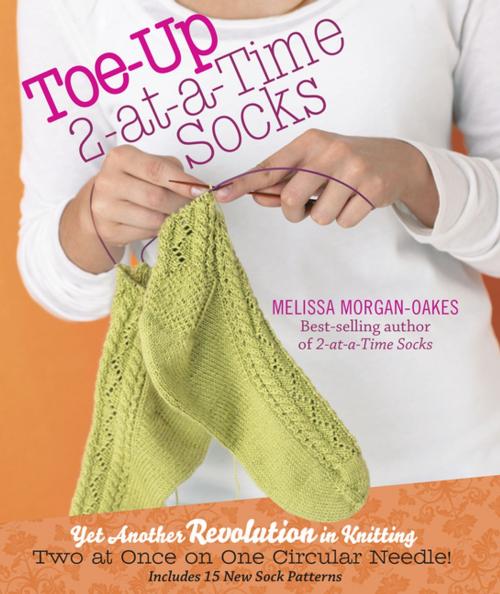 Cover of the book Toe-Up 2-at-a-Time Socks by Melissa Morgan-Oakes, Storey Publishing, LLC