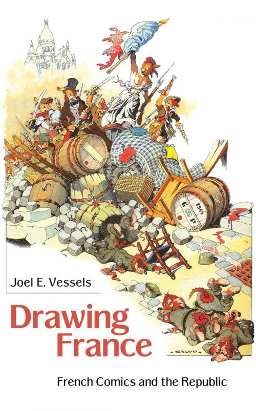 Cover of the book Drawing France by Joel E. Vessels, University Press of Mississippi