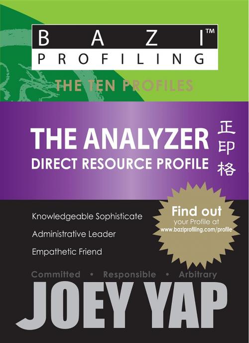 Cover of the book The Ten Profiles - The Analyzer (Direct Resource Profile) by Yap Joey, Joey Yap Research Group Sdn Bhd