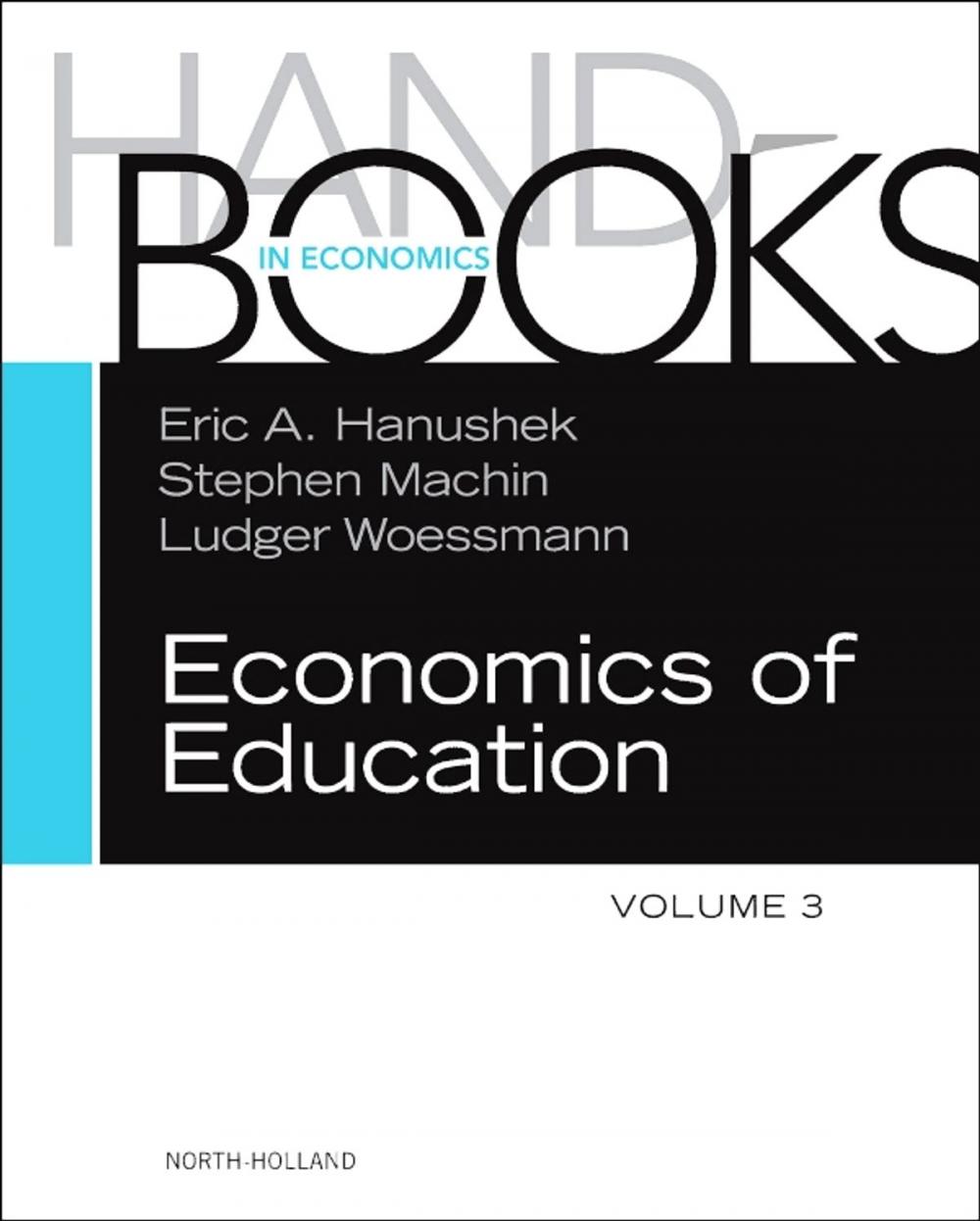 Big bigCover of Handbook of the Economics of Education