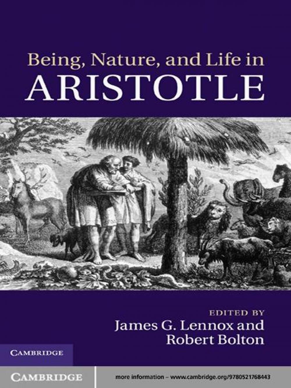Big bigCover of Being, Nature, and Life in Aristotle