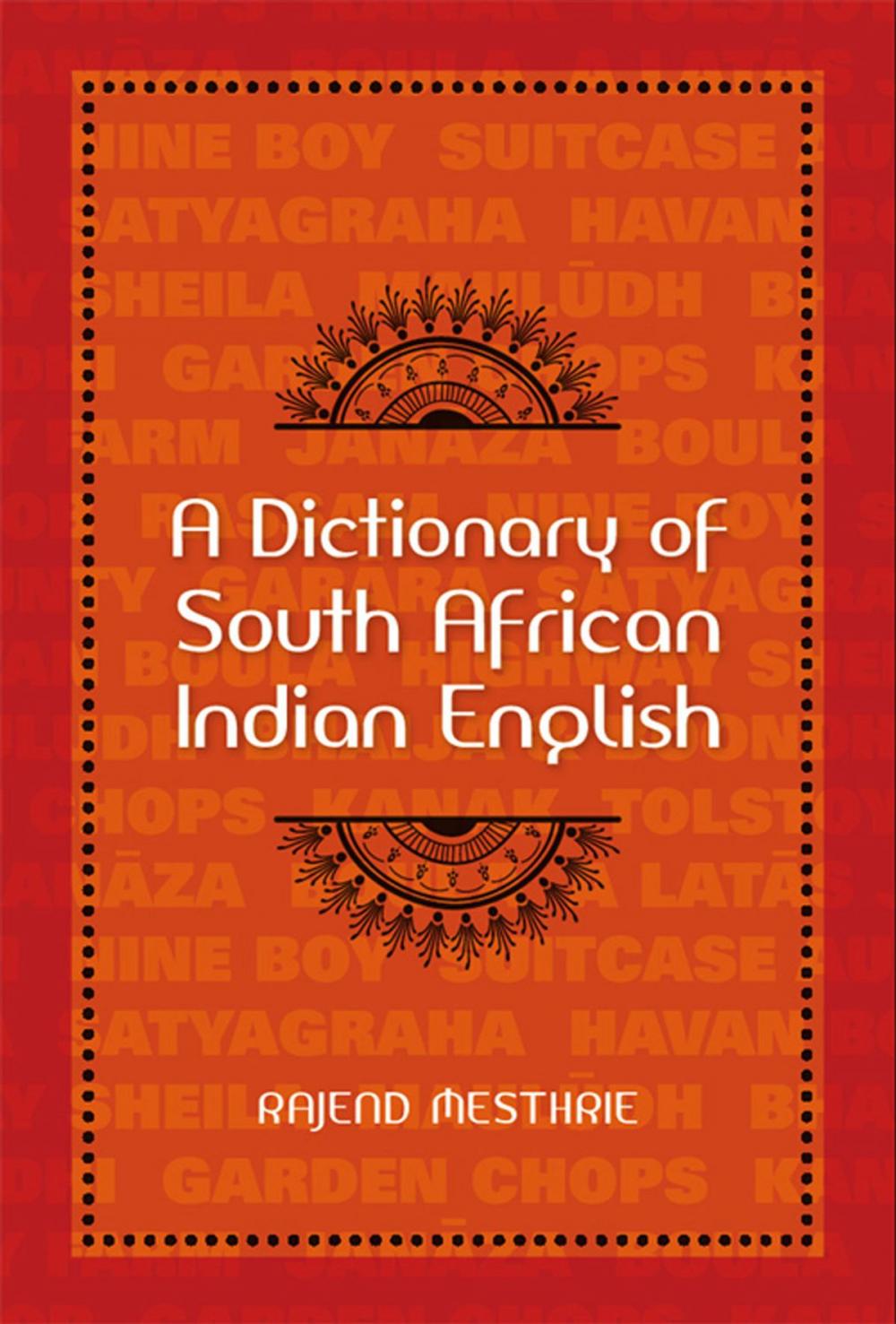 Big bigCover of A Dictionary of South African Indian English