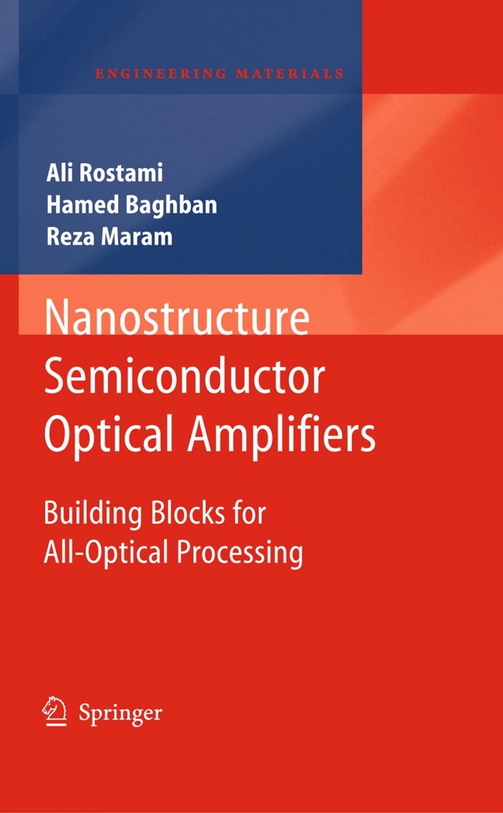 Big bigCover of Nanostructure Semiconductor Optical Amplifiers