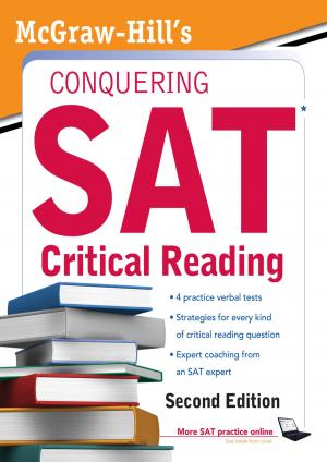 Cover of the book McGraw-Hill's Conquering SAT Critical Reading by Jon A. Christopherson, David R. Carino, Wayne E. Ferson
