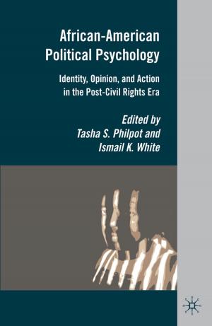 Cover of the book African-American Political Psychology by P. Zhu