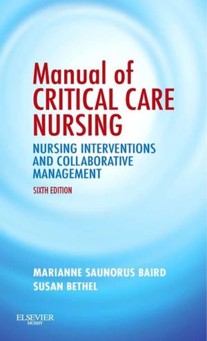 Cover of the book Manual of Critical Care Nursing - E-Book by Cynthia Cooper, MFA, MA, OTR/L, CHT