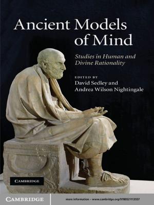 Cover of the book Ancient Models of Mind by Sunita Jogarajan