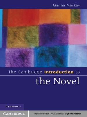 Cover of the book The Cambridge Introduction to the Novel by 