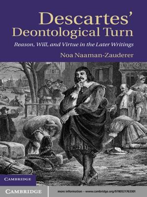 Cover of the book Descartes' Deontological Turn by Professor Daniel Brown
