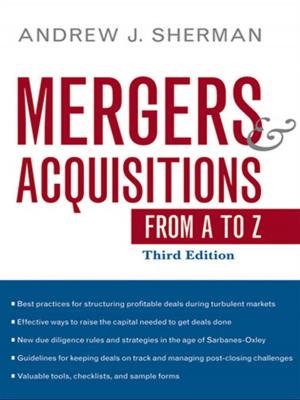 Cover of the book Mergers and Acquisitions from A to Z by Dana May CASPERSON