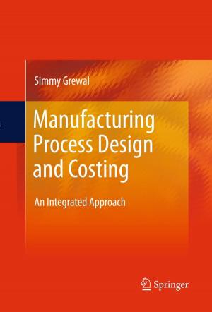 Cover of the book Manufacturing Process Design and Costing by Filipe Faria da Silva, Claus Leth Bak