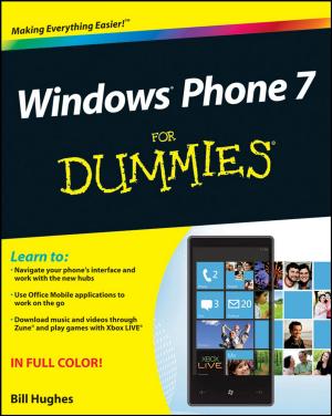 Cover of the book Windows Phone 7 For Dummies by Kang-Zhi Liu, Yu Yao