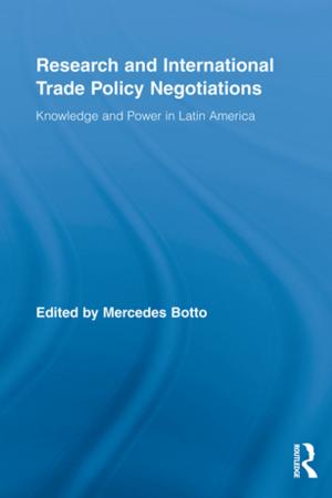 Cover of the book Research and International Trade Policy Negotiations by Richard M. Steers