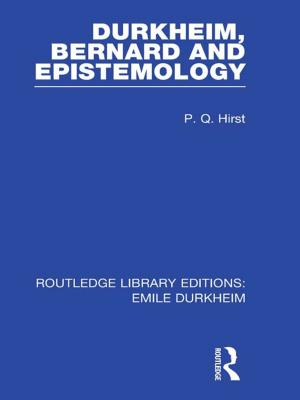 Book cover of Durkheim, Bernard and Epistemology