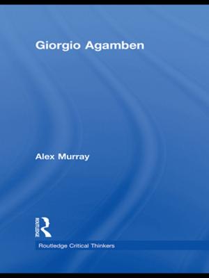 Cover of the book Giorgio Agamben by André Martinuzzi, Michal Sedlacko