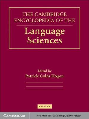 Cover of the book The Cambridge Encyclopedia of the Language Sciences by Meredith Resnick