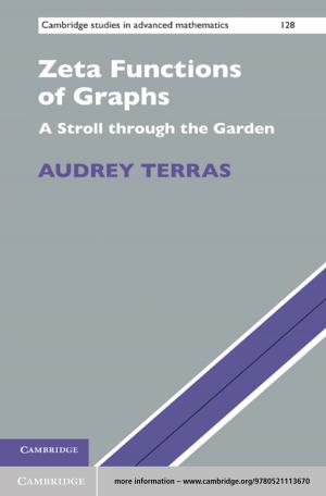 Cover of the book Zeta Functions of Graphs by Álvaro Cartea, Sebastian Jaimungal, José Penalva