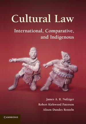 Cover of the book Cultural Law by Christopher B. Balme