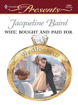 Book cover of Wife: Bought and Paid For