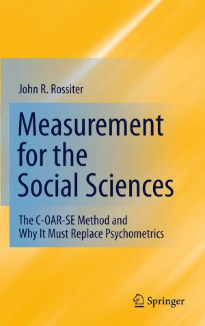 Cover of the book Measurement for the Social Sciences by Michael C. Brodsky