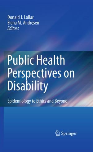 Cover of the book Public Health Perspectives on Disability by Francis A. Gunther