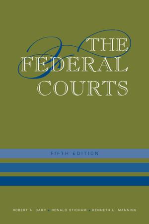 Cover of the book The Federal Courts by Stephen de Groot