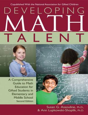Book cover of Developing Math Talent