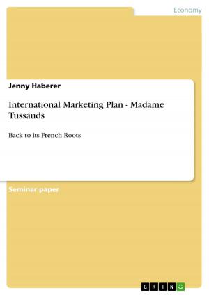 Book cover of International Marketing Plan - Madame Tussauds