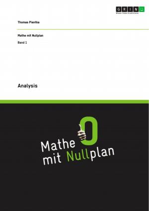 Cover of the book Analysis by Franziska Schau