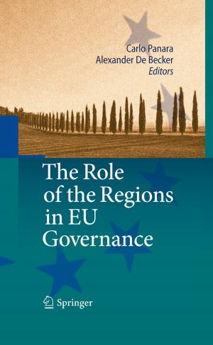 Cover of the book The Role of the Regions in EU Governance by Marcel A. Verhoff, Harald F. Schütz, Reinhard B. Dettmeyer