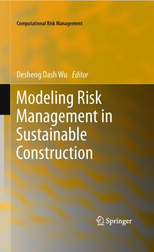 Cover of the book Modeling Risk Management in Sustainable Construction by Pierre Bouillot