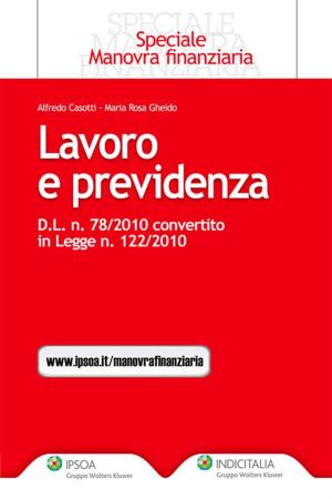 Book cover of Lavoro e previdenza