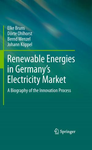 Cover of the book Renewable Energies in Germany’s Electricity Market by J.E. Castro