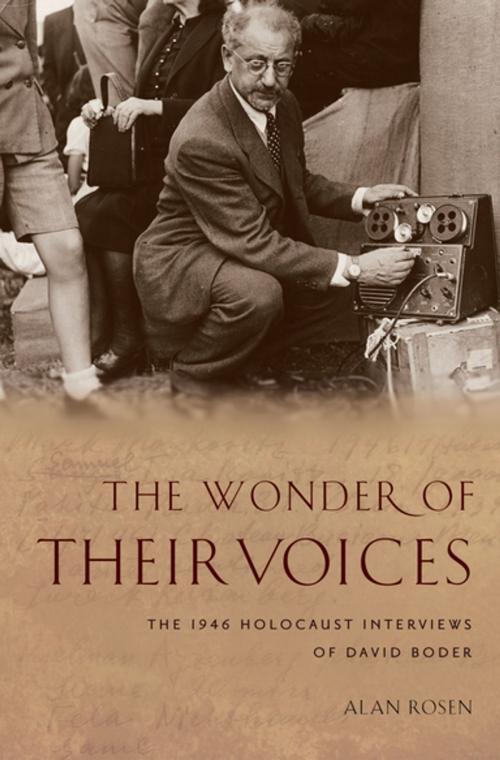 Cover of the book The Wonder of Their Voices by Alan Rosen, Oxford University Press