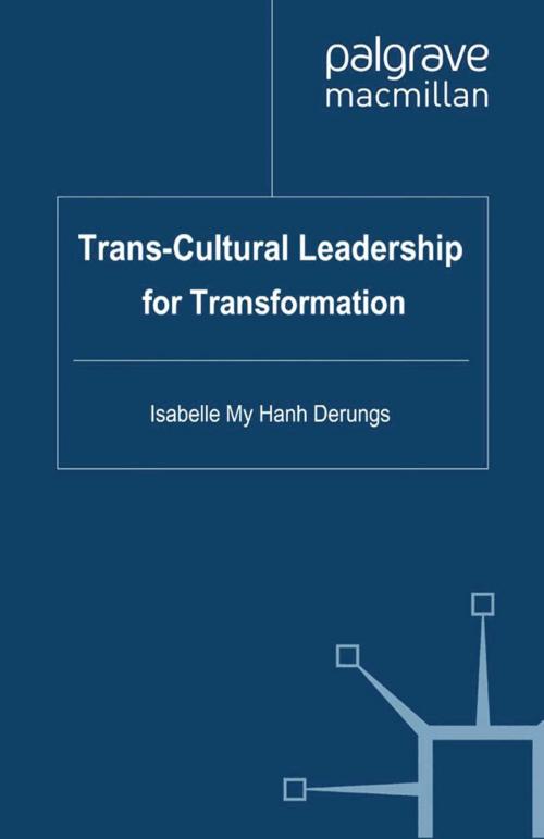 Cover of the book Trans-Cultural Leadership for Transformation by I. Derungs, Palgrave Macmillan UK