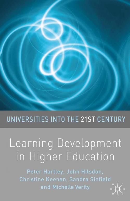 Cover of the book Learning Development in Higher Education by John Hilsdon, Peter Hartley, Christine Keenan, Macmillan Education UK