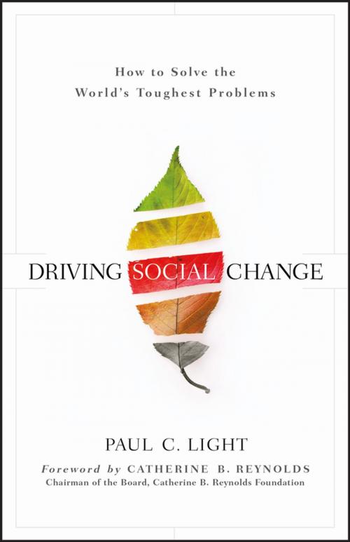 Cover of the book Driving Social Change by Paul C. Light, Wiley