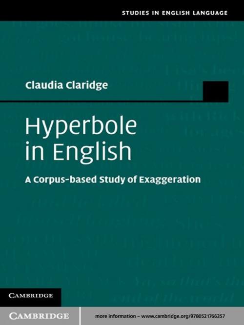 Cover of the book Hyperbole in English by Claudia Claridge, Cambridge University Press